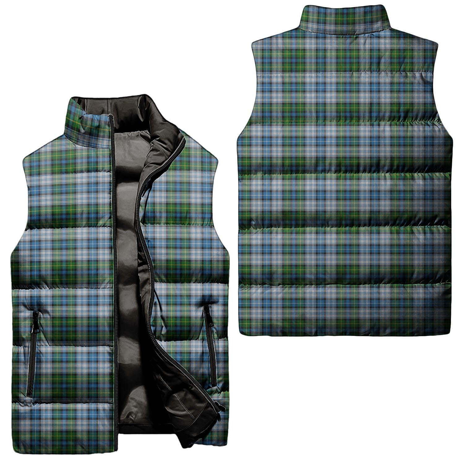 MacNeil Dress Tartan Sleeveless Puffer Jacket Unisex - Tartanvibesclothing