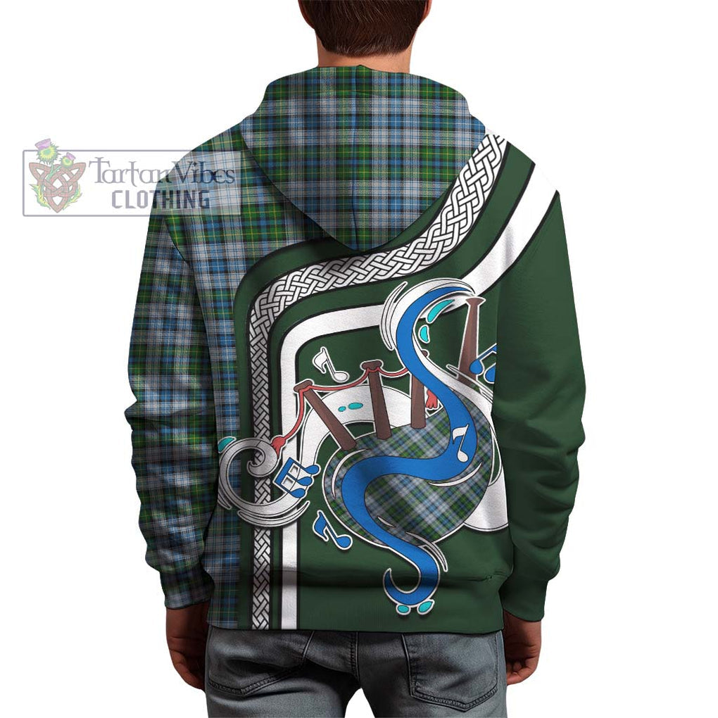 MacNeil (McNeil) Tartan Hoodie with Epic Bagpipe Style - Tartanvibesclothing Shop