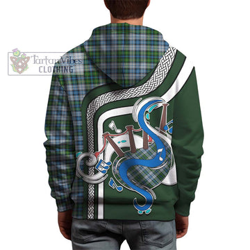 MacNeil (McNeil) Tartan Hoodie with Epic Bagpipe Style