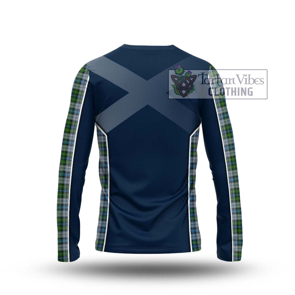 MacNeil (McNeil) Tartan Long Sleeve T-Shirt with Family Crest and Lion Rampant Vibes Sport Style - Tartan Vibes Clothing