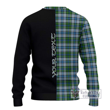 MacNeil (McNeil) Tartan Ugly Sweater with Family Crest and Half Of Me Style