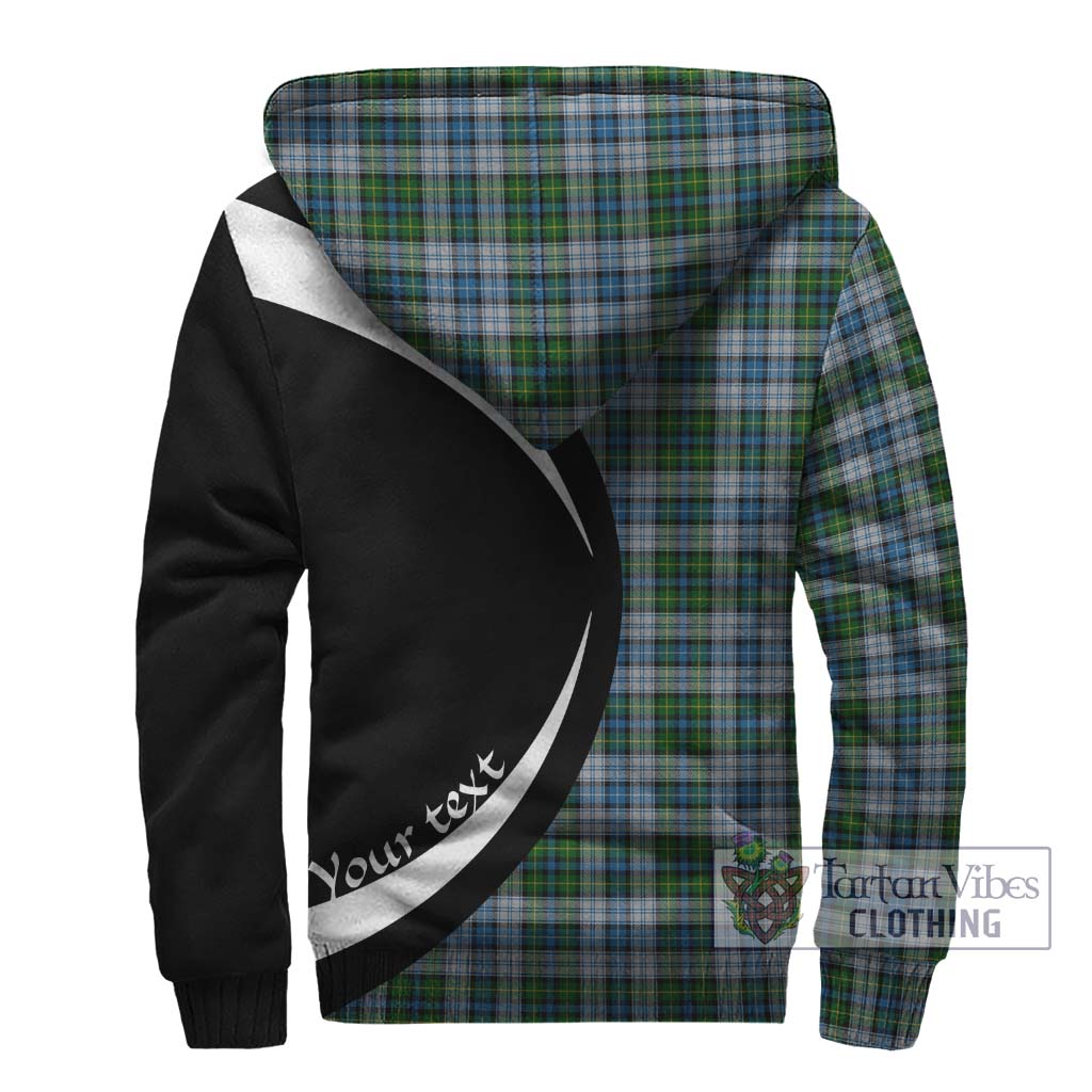 MacNeil (McNeil) Tartan Sherpa Hoodie with Family Crest Circle Style - Tartan Vibes Clothing