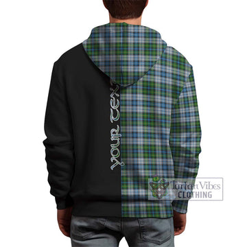 MacNeil (McNeil) Tartan Hoodie with Family Crest and Half Of Me Style