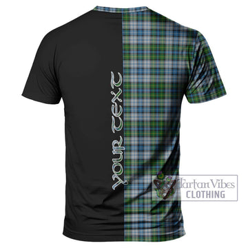 MacNeil (McNeil) Tartan T-Shirt with Family Crest and Half Of Me Style