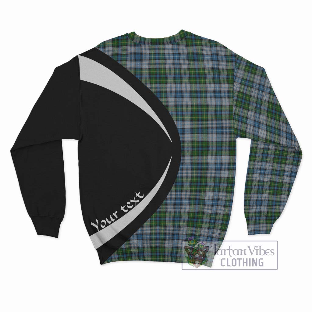 MacNeil (McNeil) Tartan Sweatshirt with Family Crest Circle Style - Tartan Vibes Clothing