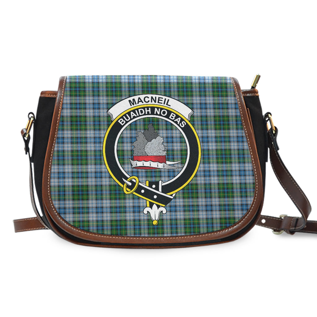 MacNeil (McNeil) Tartan Saddle Bag with Family Crest - Tartan Vibes Clothing