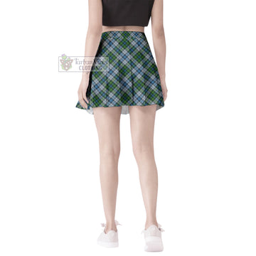 MacNeil (McNeil) Tartan Women's Plated Mini Skirt Cross Style