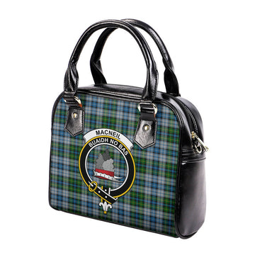 MacNeil (McNeil) Tartan Shoulder Handbags with Family Crest