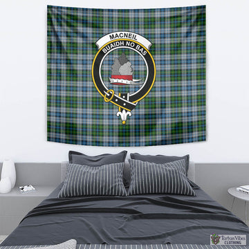 MacNeil (McNeil) Tartan Tapestry Wall Hanging and Home Decor for Room with Family Crest