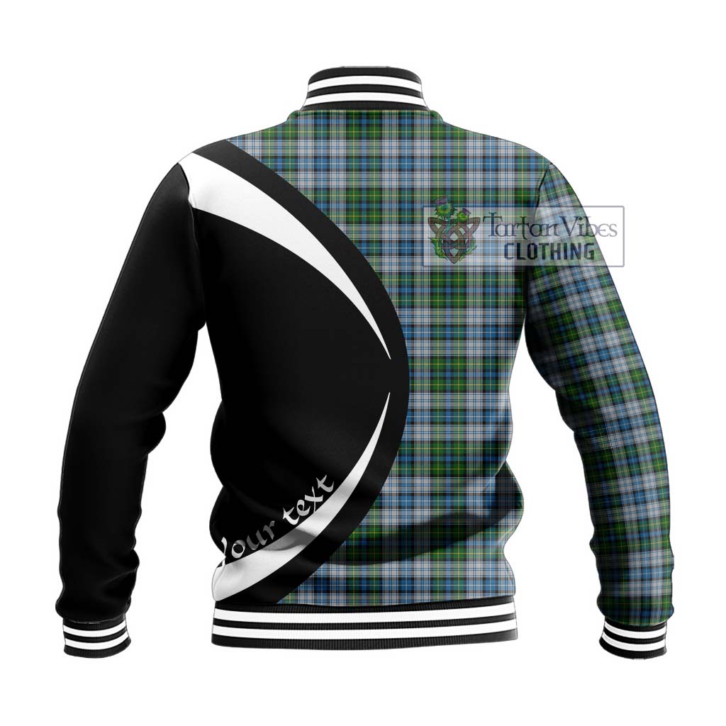 MacNeil (McNeil) Tartan Baseball Jacket with Family Crest Circle Style - Tartan Vibes Clothing