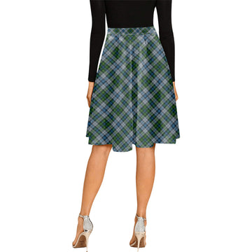 MacNeil (McNeil) Tartan Melete Pleated Midi Skirt Cross Style