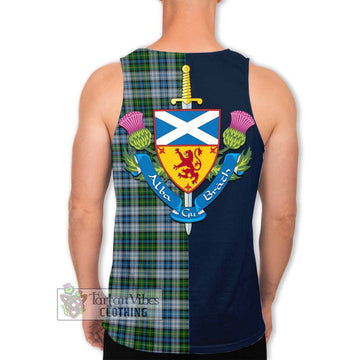 MacNeil (McNeil) Tartan Men's Tank Top Alba with Scottish Lion Royal Arm Half Style