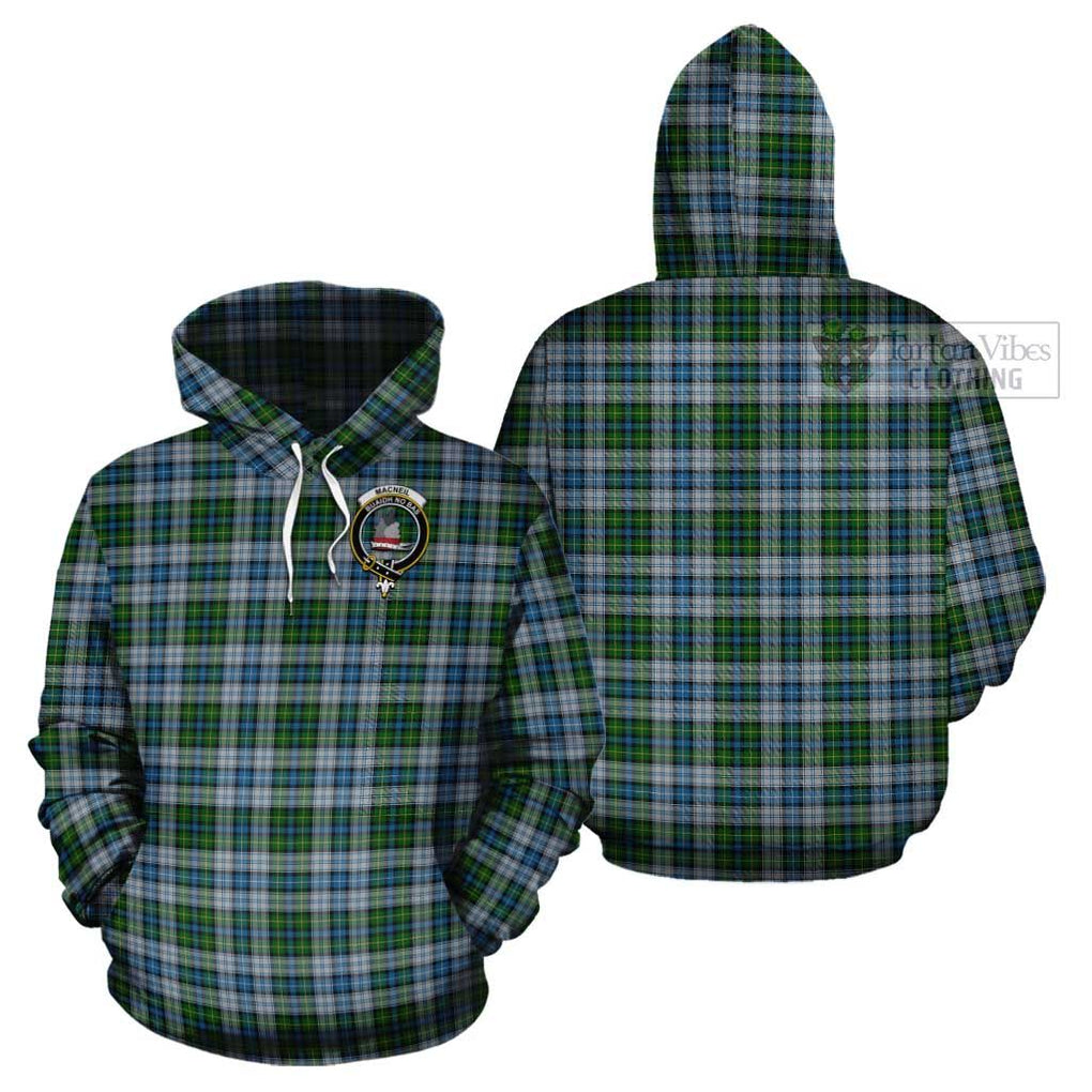 MacNeil (McNeil) Tartan Cotton Hoodie with Family Crest Pullover Hoodie - Tartan Vibes Clothing