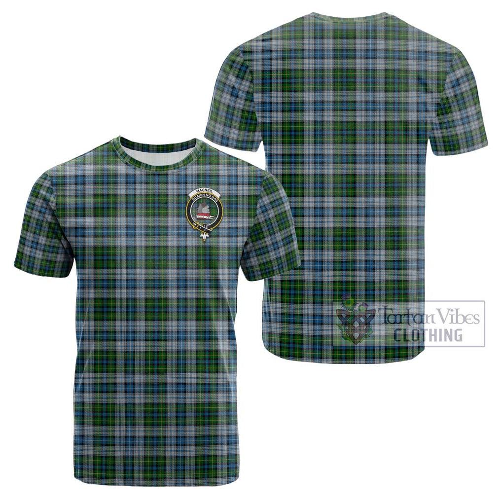 MacNeil (McNeil) Tartan Cotton T-Shirt with Family Crest Kid's Shirt - Tartanvibesclothing Shop