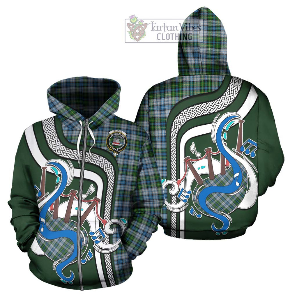 MacNeil (McNeil) Tartan Hoodie with Epic Bagpipe Style - Tartanvibesclothing Shop