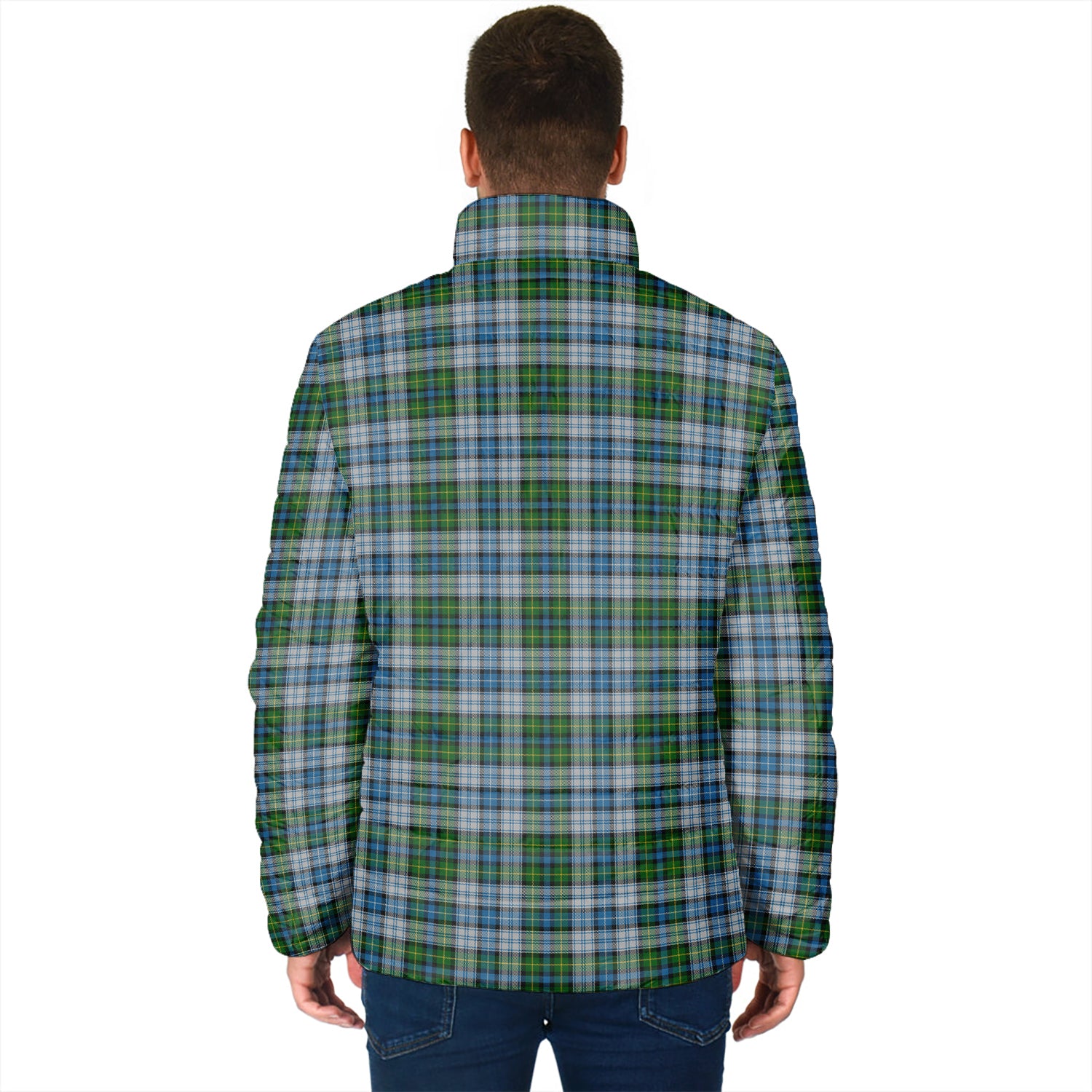 MacNeil (McNeil) Tartan Padded Jacket with Family Crest - Tartan Vibes Clothing