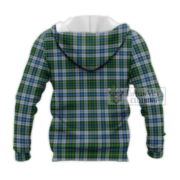 MacNeil (McNeil) Tartan Knitted Hoodie with Family Crest DNA In Me Style