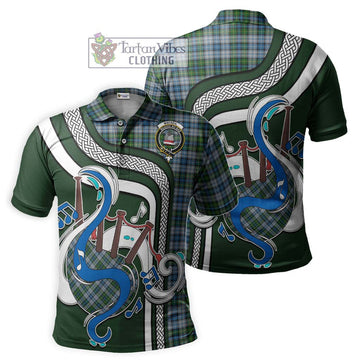 MacNeil (McNeil) Tartan Polo Shirt with Epic Bagpipe Style