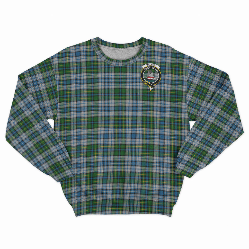 MacNeil (McNeil) Tartan Sweatshirt with Family Crest - Tartan Vibes Clothing