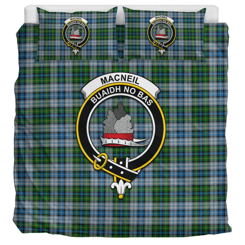 MacNeil (McNeil) Tartan Bedding Set with Family Crest UK Bedding Set UK Super King 104*94 inch - Tartan Vibes Clothing