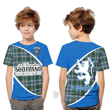 MacNeil (McNeil) Family Crest Tartan Kid T-Shirt Celebrate Saint Andrew's Day in Style Youth XL Size14 - Tartan Vibes Clothing