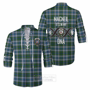 MacNeil (McNeil) Tartan Ghillie Kilt Shirt with Family Crest DNA In Me Style