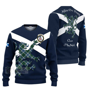 MacNeil (McNeil) Tartan Lion Rampant Ugly Sweater Proudly Display Your Heritage with Alba Gu Brath and Clan Name