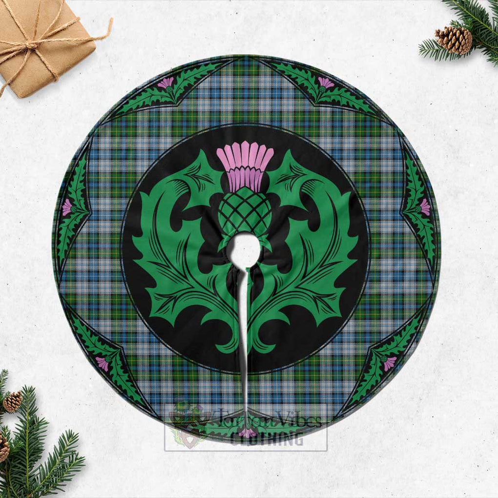 MacNeil (McNeil) Tartan Christmas Tree Skirt Scottish Thistle Style Casual Tree Skirts - Tartan Vibes Clothing