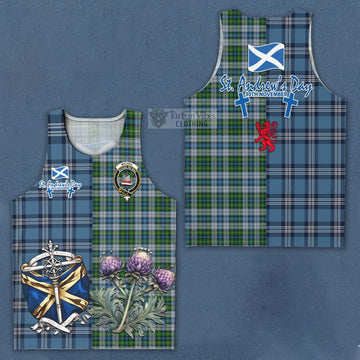 MacNeil (McNeil) Tartan Men's Tank Top Happy St. Andrew's Day Half Tartan Style