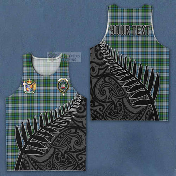 MacNeil (McNeil) Crest Tartan Men's Tank Top with New Zealand Silver Fern Half Style