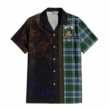 MacNeil (McNeil) Tartan Family Crest Hawaiian Shirt Alba Gu Brath Be Brave Lion Ancient Style Kid - Tartan Vibes Clothing