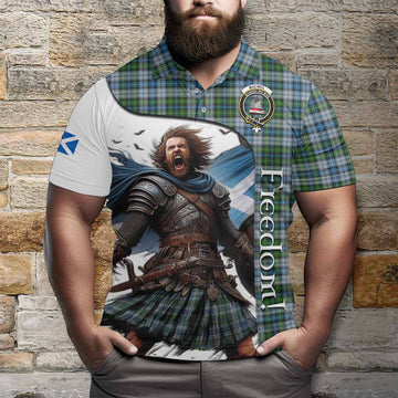 MacNeil (McNeil) Crest Tartan Polo Shirt Inspired by the Freedom of Scottish Warrior