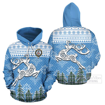 MacNeil (McNeil) Clan Christmas Hoodie Celtic Reindeer Style