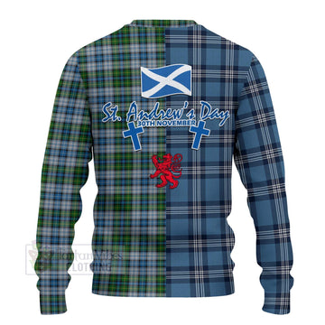 MacNeil (McNeil) Tartan Knitted Sweater Happy St. Andrew's Day Half Tartan Style