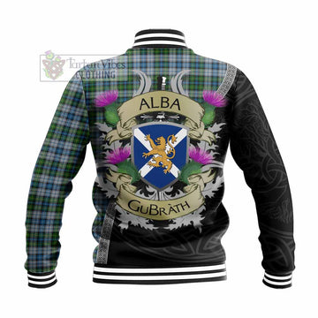 MacNeil (McNeil) Tartan Family Crest Baseball Jacket Lion Rampant Royal Thistle Shield Celtic Inspired - Tartan Vibes Clothing