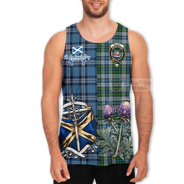 MacNeil (McNeil) Tartan Men's Tank Top Happy St. Andrew's Day Half Tartan Style