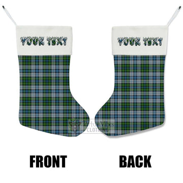 MacNeil (McNeil) Tartan Christmas Stocking with Personalized Text