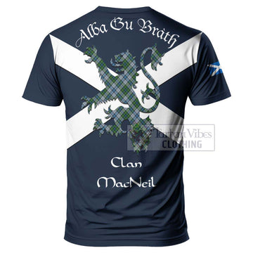 MacNeil (McNeil) Tartan Lion Rampant T-Shirt Proudly Display Your Heritage with Alba Gu Brath and Clan Name