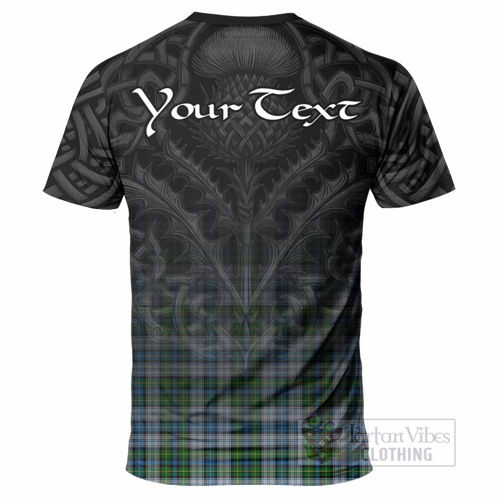 Tartan Vibes Clothing MacNeil (McNeil) Tartan T-Shirt with Family Crest Celtic Thistle Vibes