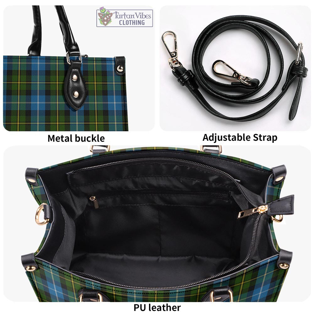 Tartan Vibes Clothing MacNeil of Barra Tartan Luxury Leather Handbags