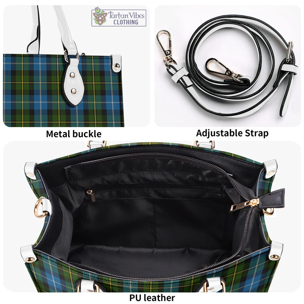 Tartan Vibes Clothing MacNeil of Barra Tartan Luxury Leather Handbags