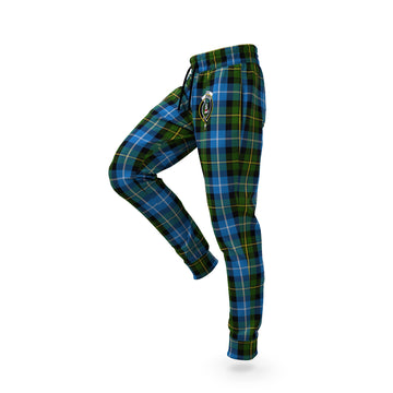 MacNeil of Barra Tartan Joggers Pants with Family Crest