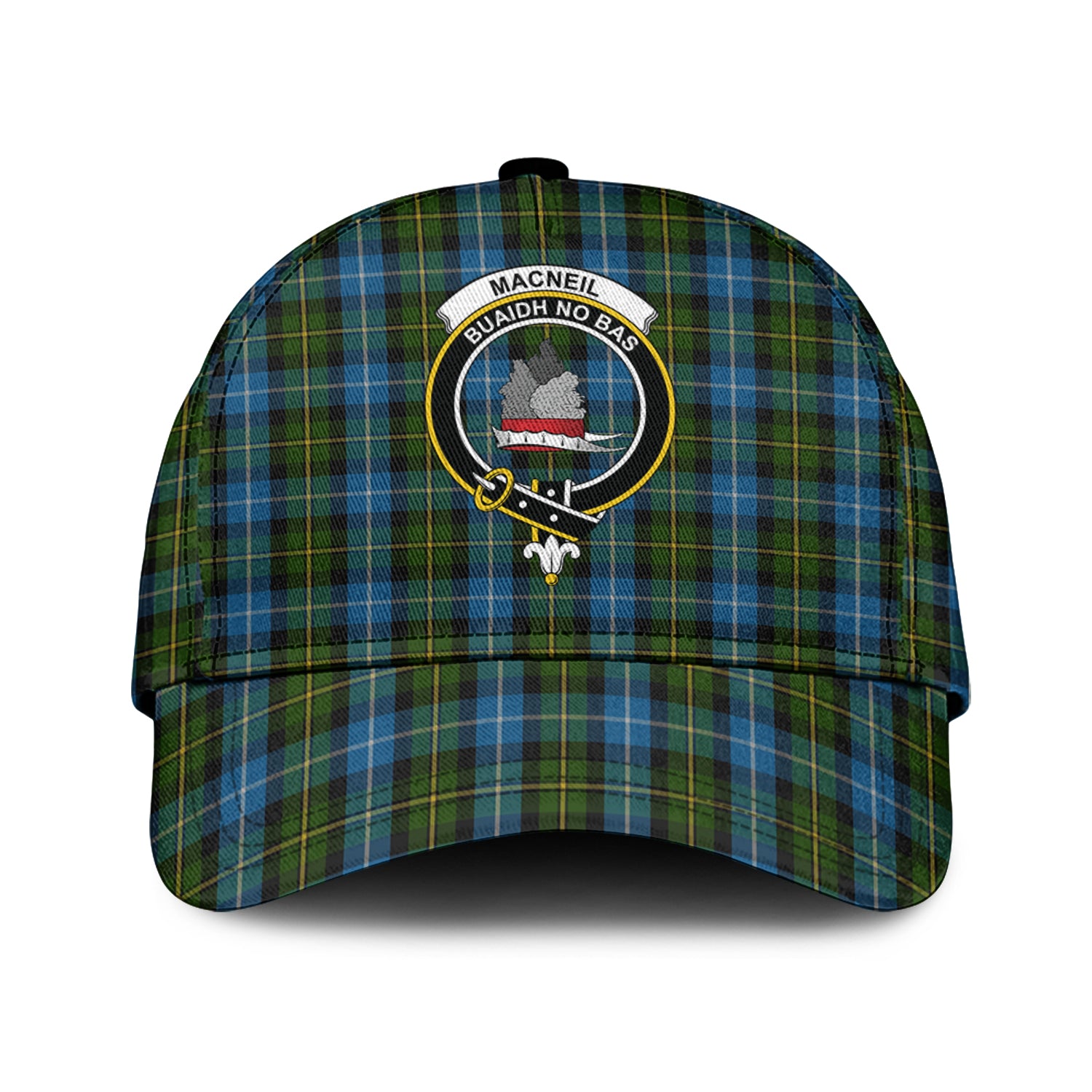 MacNeil of Barra Tartan Classic Cap with Family Crest Classic Cap Universal Fit - Tartan Vibes Clothing