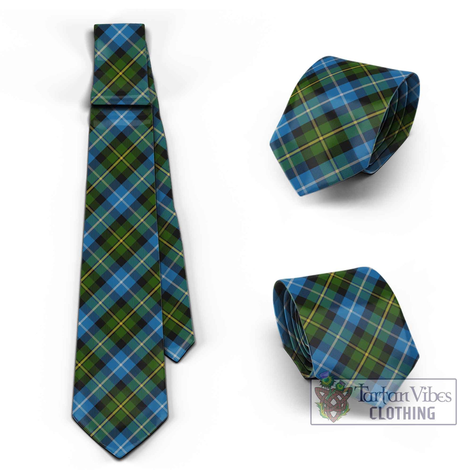 Tartan Vibes Clothing MacNeil of Barra Tartan Classic Necktie Cross Style