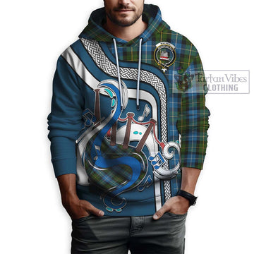 MacNeil of Barra Tartan Hoodie with Epic Bagpipe Style