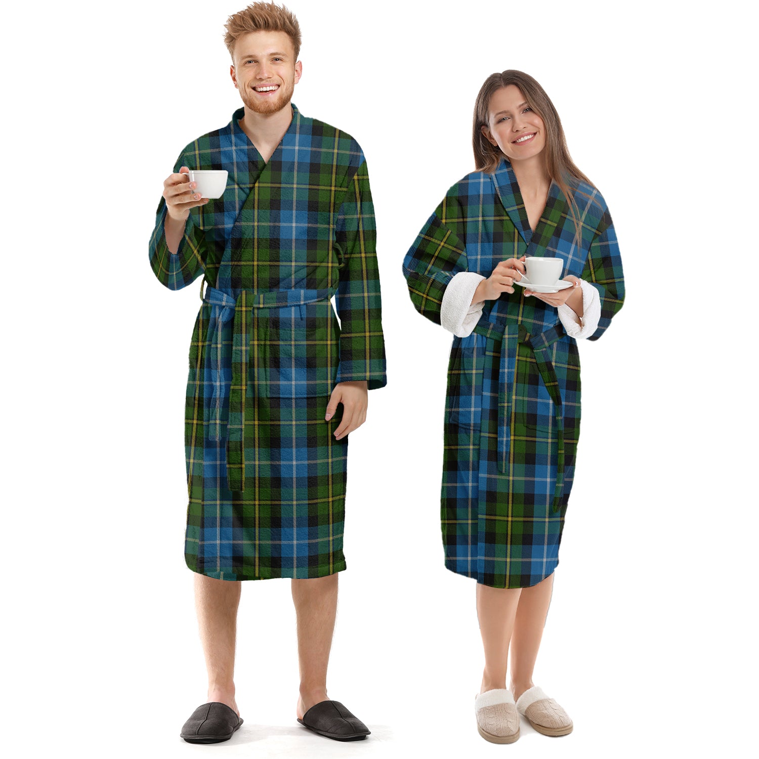 MacNeil of Barra Tartan Bathrobe Unisex S - Tartan Vibes Clothing