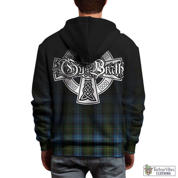 MacNeil of Barra Tartan Hoodie Featuring Alba Gu Brath Family Crest Celtic Inspired