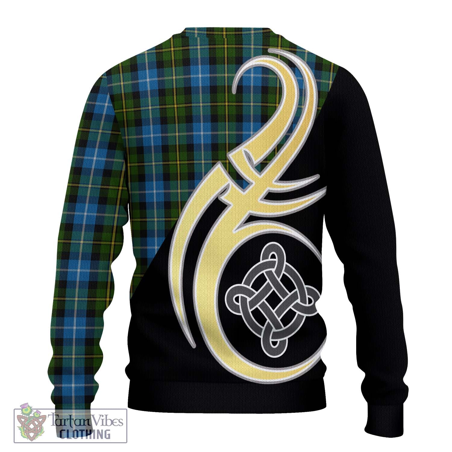 MacNeil of Barra Tartan Knitted Sweater with Family Crest and Celtic Symbol Style - Tartan Vibes Clothing