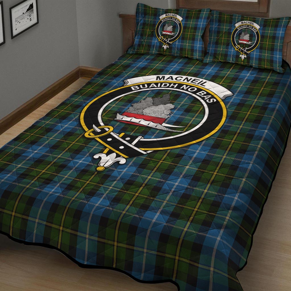 MacNeil of Barra Tartan Quilt Bed Set with Family Crest - Tartan Vibes Clothing