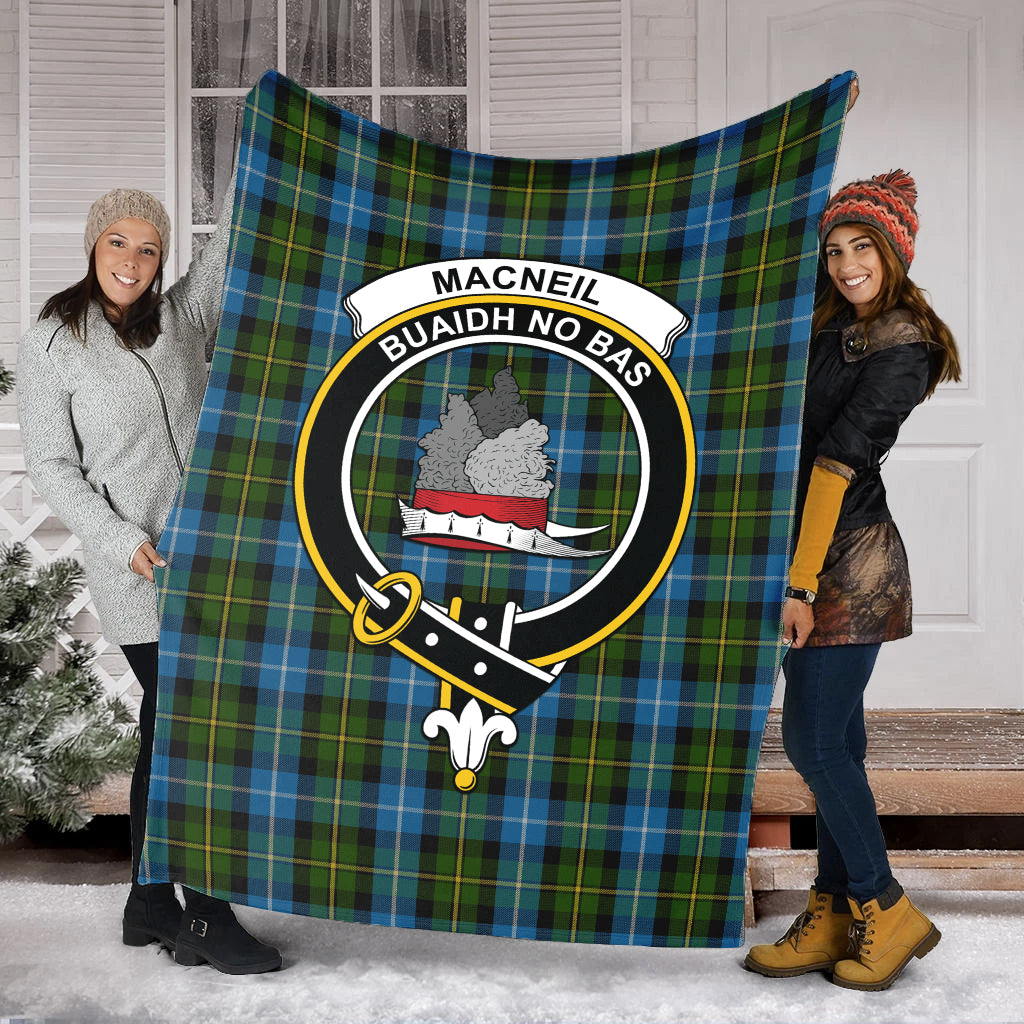 macneil-of-barra-tartab-blanket-with-family-crest